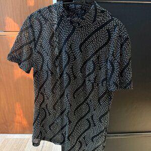 CAbi Deco B&W Mockneck - Size S
